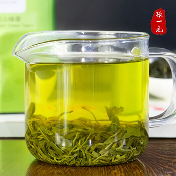 张一元茶叶2024雨前绿茶一级高山绿茶罐装300g 
