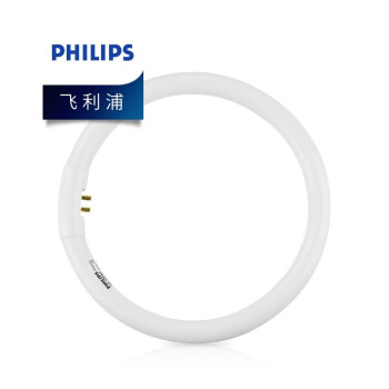 PHILIPS飞利浦T5三基色环形荧光灯管四针TL5C 32W白光6500K 1个