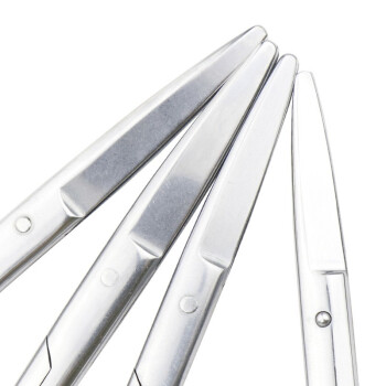冰禹 BY-103 实验用剪刀 不锈钢实验室剪 手术剪刀 组织直圆16cm