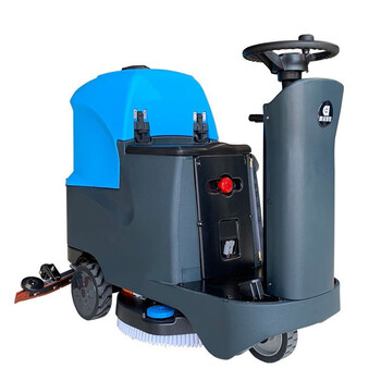 鼎洁盛世全自动驾驶式单刷洗地机洗地车刷地机DJ60Y加液电瓶款
