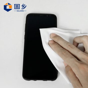 固乡 工业无尘布 擦拭布 除尘布 无尘纸 手机贴膜 清洁布 3009千级标细4寸100片