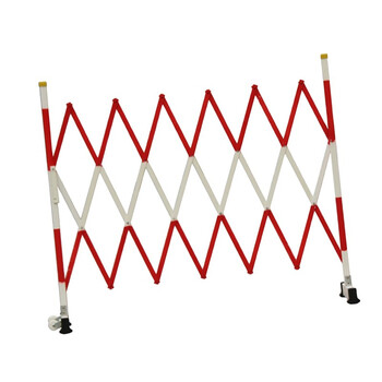 企桥 伸缩绝缘护栏玻璃钢1.2*2.5m 玻璃钢绝缘伸缩管式围栏电力施工程安全可移动折叠硬质隔离防护栏