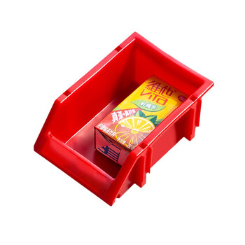 京度货架零件盒物料盒收纳盒工具盒螺丝盒五金盒分类盒加厚斜口款180*120*80mm