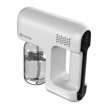 益美得  FW-1099 无线雾化枪手持便携充电喷雾枪蓝光喷雾器 灰色