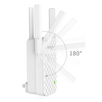 Tenda腾达三天线WiFi信号放大器Wi-Fi网络增强无线扩展器 中继器 信号增强扩大器 路由器穿墙伴侣A12 