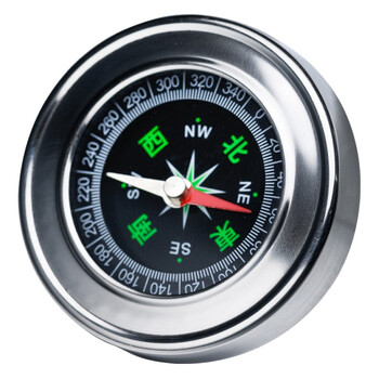 劳博士（LABORS）60mm多功能金属罗盘 不锈钢 中英文指南针 指北针户外车载轮船用指南针