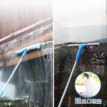 CT施达 轻巧型玻璃刮子4件套装 高层双面窗户刮水擦窗器 擦玻璃刮保洁工具清洁神器配铝伸缩杆TM-PWW 30/25