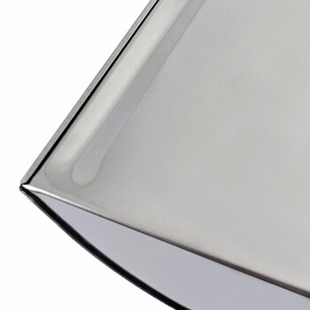 卫洋 WY-1021 加厚不锈钢簸箕箕畚箕铲子铁畚斗厨房办公室垃圾斗特厚垃圾铲子大号升级款圆形不锈钢簸箕1个装