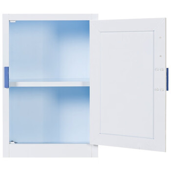 京度 PP酸碱柜12加仑耐腐蚀化学品试剂柜子存储柜单门器皿柜学校储存柜可定制