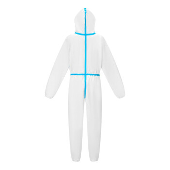 星工（XINGGONG）一次性防护服 连体隔离服 全身拉链式白色无纺布 10件 XL码