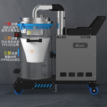 凯德威KARDV 大功率吸尘器 吸铁屑玻璃渣地铁火车站车间80L 2200w SK-610 26869