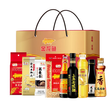 金龙鱼 粮油米面礼盒 杂粮组合 节日礼品福利企业团购 金龙鱼大礼包A款