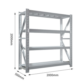 京度304不锈钢货架2000*2000*500mm车间零件收纳架置物架可定制JD-BXGHJ-15