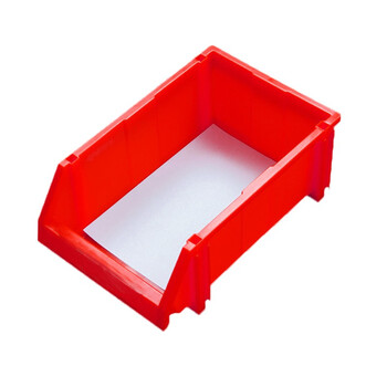 京度货架零件盒物料盒收纳盒工具盒螺丝盒五金盒分类盒加厚斜口款400*250*160mm