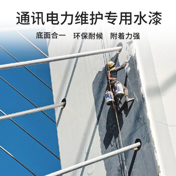 阿斯密 ASMES AS6321 工业环保防腐防锈水漆 钢结构通讯电力维护专用水漆 5kg 朱红