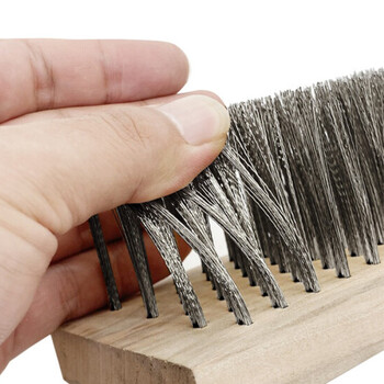 卫洋 地刷长柄刷钢丝头40cm杆长120cm 瓷砖地板甲板庭院青苔厕所刷地 1个装