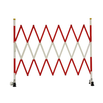 企桥 伸缩绝缘护栏玻璃钢1.2*2.5m 玻璃钢绝缘伸缩管式围栏电力施工程安全可移动折叠硬质隔离防护栏