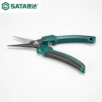 世达SATA 电工剪，8"，93121，光纤芳纶丝电工剪 线槽剪 凯夫拉锯齿剪