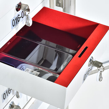 震迪手机屏蔽柜办公室工厂手机信号柜SD0631大底柜三节80格可定制