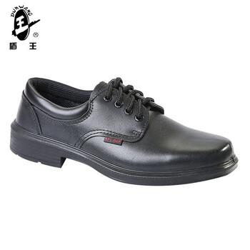 王盾/盾王 8281 6KV电工绝缘安全鞋牛皮劳保鞋男女耐磨防滑耐油耐弱酸碱厨房安全鞋定做 43码 黑色 1双
