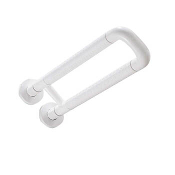 星期十 加固型60cm白色无腿厕所防滑扶手残疾人安全无障碍坐便器马桶加固栏杆定制