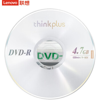 联想（Lenovo）DVD-R 光盘/刻录盘 16速4.7GB 办公系列 桶装10片 空白光盘
