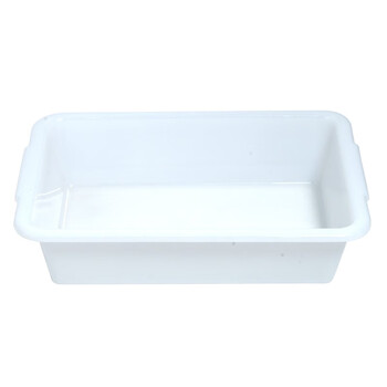 稳斯坦 W8 白色塑料盒子方盘 零件盒 周转箱筐物料盒元件盒分拣篮子 410*290*100mm