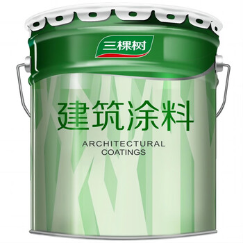 三棵树抗污弹性外墙漆 27kg 可调色 （国标色卡可选）可涂刷108平米 弹性乳胶漆