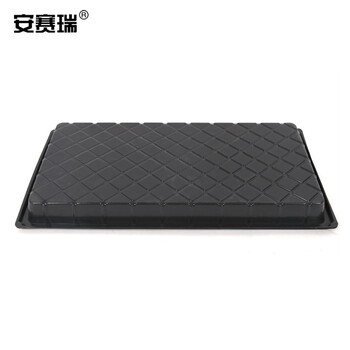 安赛瑞 无孔种植平盘（100张）菜种育苗穴盘种植箱育苗盒盆栽工具 150克 530403