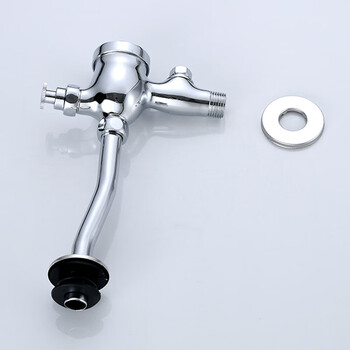 星期十 可调节长杯式 铜杯式小便冲水阀 可调节小便冲洗阀暗装小便斗延时阀定制