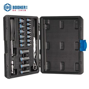 宝合(BOOHER)20件6.3MM系列套筒组套 2300101 