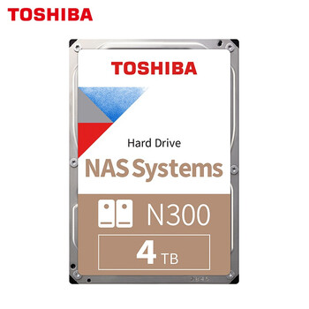 东芝(TOSHIBA)4TB 128MB 7200RPM NAS网络存储机械硬盘 SATA接口 N300系列