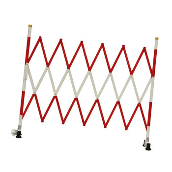 企桥 伸缩绝缘护栏玻璃钢1.2*2.5m 玻璃钢绝缘伸缩管式围栏电力施工程安全可移动折叠硬质隔离防护栏