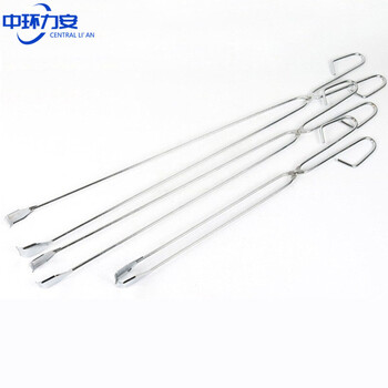 中环力安【不锈钢电镀68cm带胶套】户外环卫加长不锈钢垃圾拾物器