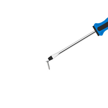 保拉(Paola) 螺丝刀大号一字5*100mm 铬钒钢防滑带强磁性加长螺丝批 起子改锥1506