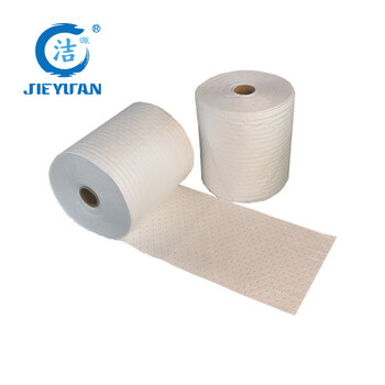 新络（XINLUO）OR23845X压点吸油卷 白色2MM带撕线耐磨型吸油卷38CM*45M长度上每间隔45CM做撕线经济型吸油棉卷