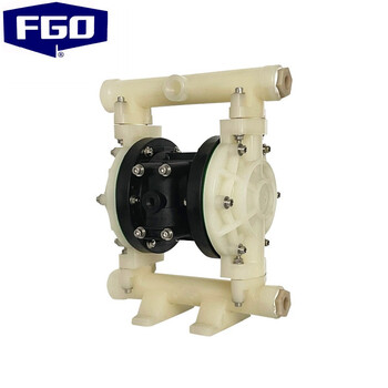 FGO 气动隔膜泵耐强腐蚀 氟塑料PVDF+F46特氟龙 DN25 1寸 3m³