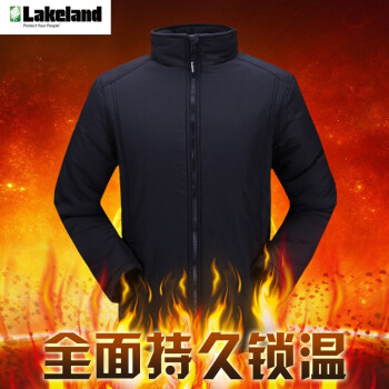 雷克兰(Lakeland)T300防寒服内胆3M新雪丽加厚夹克防风衣保暖短款外套黑色 T300 L