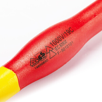 世达 VDE双色柄绝缘花型精密螺丝刀，T10*50mm，63903