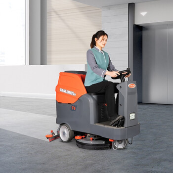 坦龙 Tanlong T6驾驶式洗地车工厂车间洗地机商用工业超市车库电动拖地机