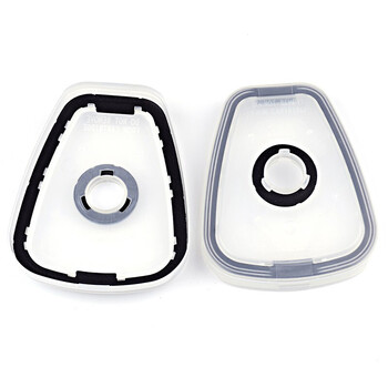 3M 502 承接座 固定2091系列滤棉链接6001滤毒盒6200可以使用 502承接座 定做 1对（2个）