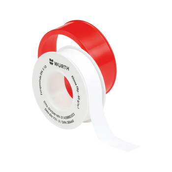伍尔特官方（WURTH）0985030160 特夫龙管子密封带(生料带) 0.1厚X12米, 5个/包