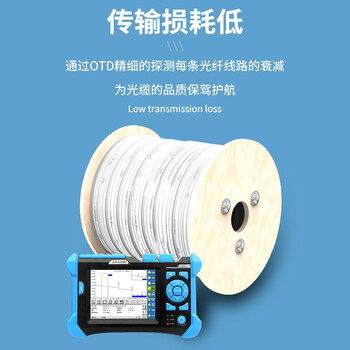 千天（Qantop）GJXH-2B 室内2芯2钢丝 3.0皮线光纤线 白色500米