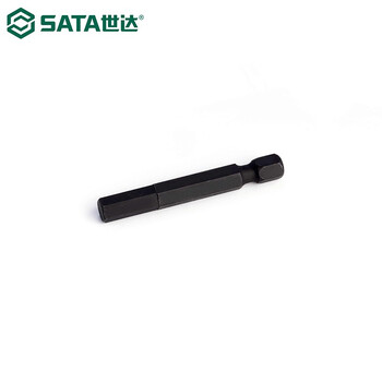 世达SATA 1/4"（6.35mm)系列50mm长机用六角批头，10件套，3*50mm，59033-50