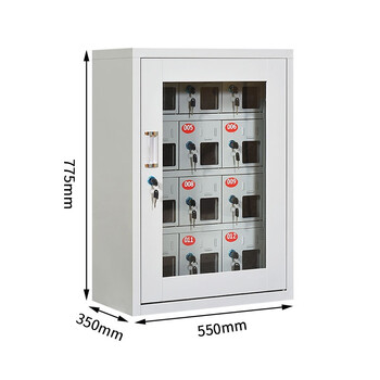 京度钢制手机柜管理工厂学校手机存放箱收纳保管柜可定制 十二门充电柜