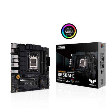 华硕TUF GAMING B650M-E 支持DDR5 CPU 9600X/7600X/7500F (AMD B650/socket AM5)