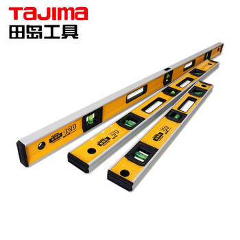 田岛（TAJIMA）GH-90 1004-0182高精度重型铝合金水平尺带握把装修量测 3水泡水平尺600 900 1200 1800mm