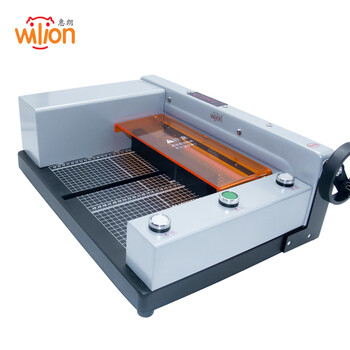 惠朗（huilang）台式桌面电动切纸机 标书 文件 书籍裁纸机 省力加厚切纸刀40mm重型厚层多功能切纸 HL-3003