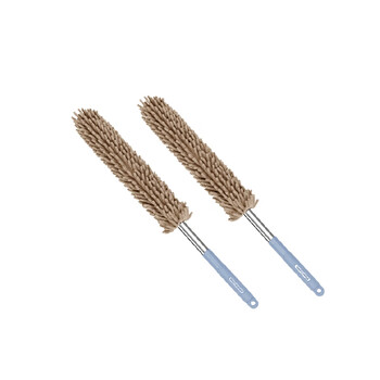 亿丽佳 雪尼尔直杆家庭除尘掸蜡刷蜡拖把汽车用品车用除尘掸子静电除尘清洁刷 10件/组