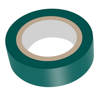 飞尔（FLYER）绝缘胶带  耐磨阻燃耐高温胶带 防水胶布 绿色 16mm×15m 10卷